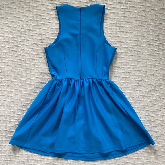 Topshop blue minidress. - Picture 3 of 7
